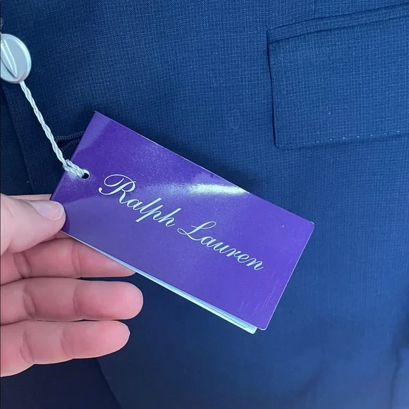 Ralph Lauren Purple Label Dark Navy Two-Piece Suit - Picture 2 of 9